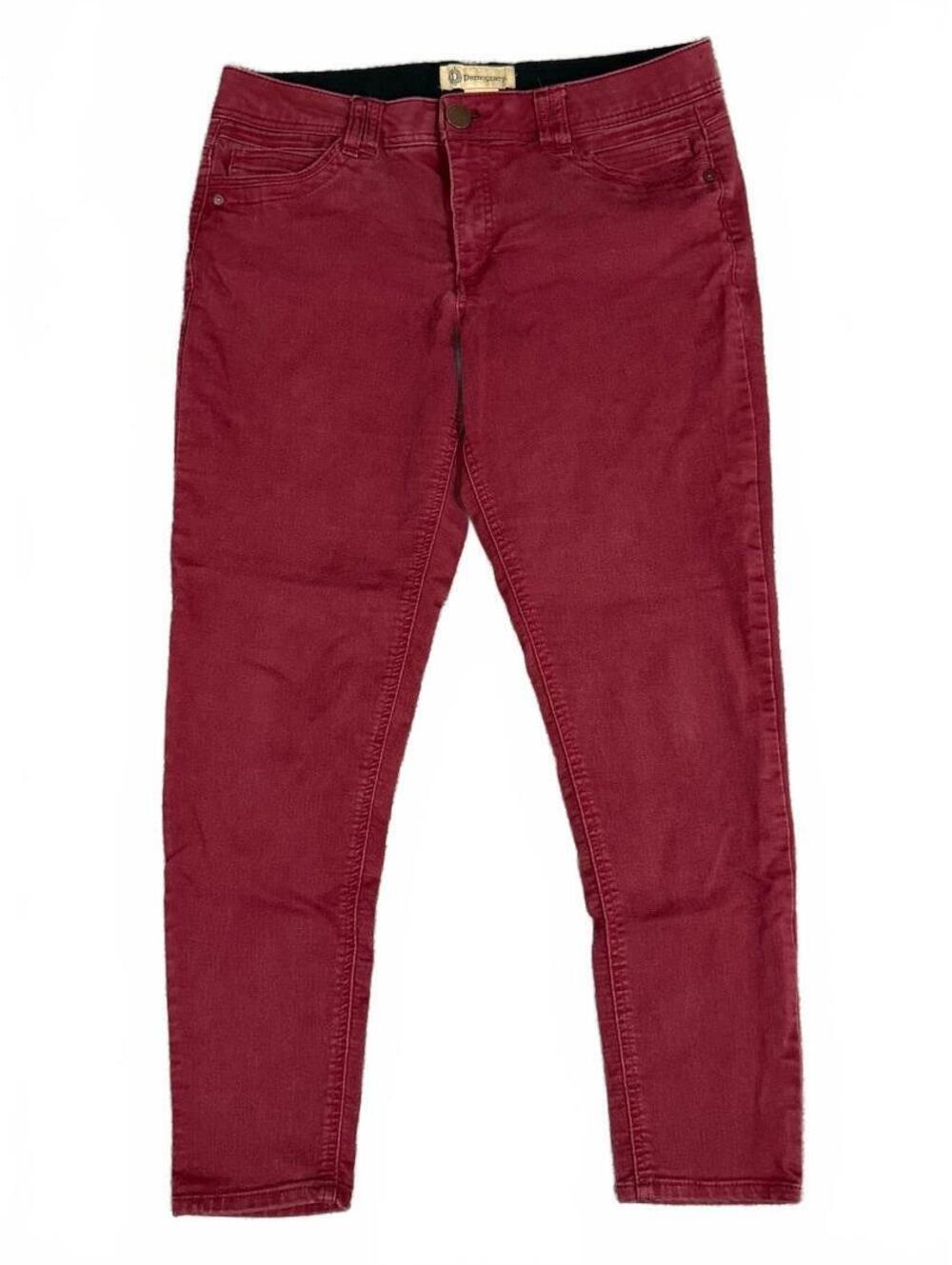 Democracy “Ab” Technology Skinny Jeans Size 10 Burgundy